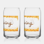 2ミニマリスト"感謝祭"ガラス缶のセット – Mo ガラス缶 (裏面)