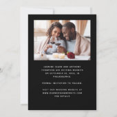 2ミニマルフォトスクリプト黒 セーブザデート (裏面)