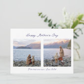 2ミニマル エレガント枚の母の日の挨拶 カード (スタンド正面)