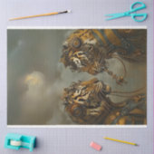 2メカニカル・タイガースのデコページ 薄葉紙 (クラフト)