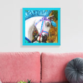 2メリー周馬絵を描2 キャンバスプリント (インサイチュ (リビング))