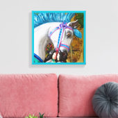 2メリー周馬絵を描2 キャンバスプリント (インサイチュ (リビング))