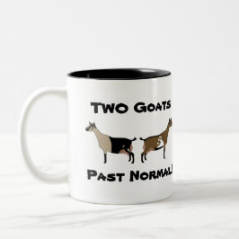 2ヤギ過去ノーマル！ – ナイジェリアドワーフヤギ ツートーンマグカップ