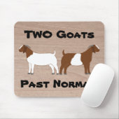 2ヤギ過去ノーマル！- Boer Meat Goats マウスパッド (マウス)
