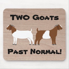 2ヤギ過去ノーマル！- Boer Meat Goats マウスパッド