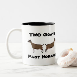 2ヤギ過去標準！-オベルハスリ酪農家 ツートーンマグカップ