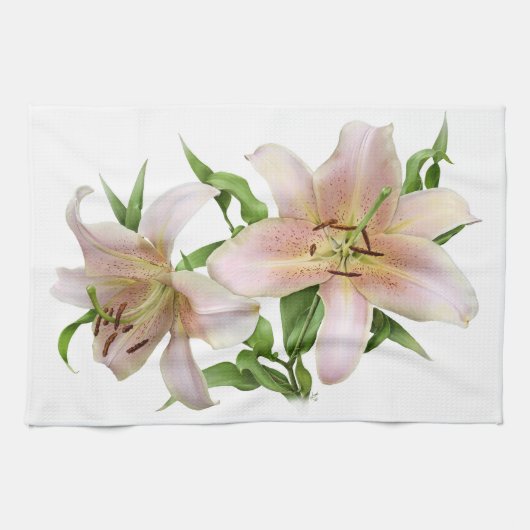 2ユリ キッチンタオル (横)