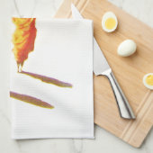 2ラオスの僧侶 キッチンタオル (四つ折り)