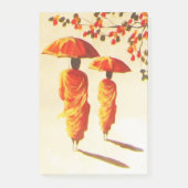 2ラオスの僧侶 ポストイット (正面)