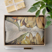 2ラグジュアリーエレガントウォーターカラーサンフラワーコレクション 薄葉紙 (ギフト)