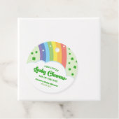 2ラッキーチャームレインボーツインズベビーシャワー フェイバータグ (インサイチュ)