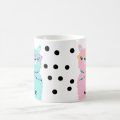 2ラマかわいらしレディースコーヒー コーヒーマグカップ (中央)