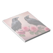 2ラヴェンスとバラ ノートパッド (アングル)