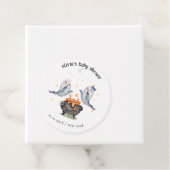 2リトルボス幽霊ハロウィンツインズベビーシャワー フェイバータグ (インサイチュ)