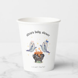 2リトルボス幽霊ハロウィンツインズベビーシャワー 紙コップ