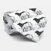 2リトルラムズキュートヒツファームスケッチ ネクタイ (ロール)