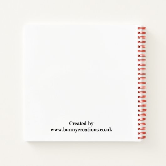 2リトルロプバニーウサギ ノートブック (裏面)