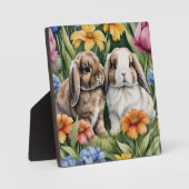 2リトルロプバニーウサギ フォトプラーク (正面)