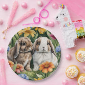 2リトルロプバニーウサギ ペーパープレート (パーティー)