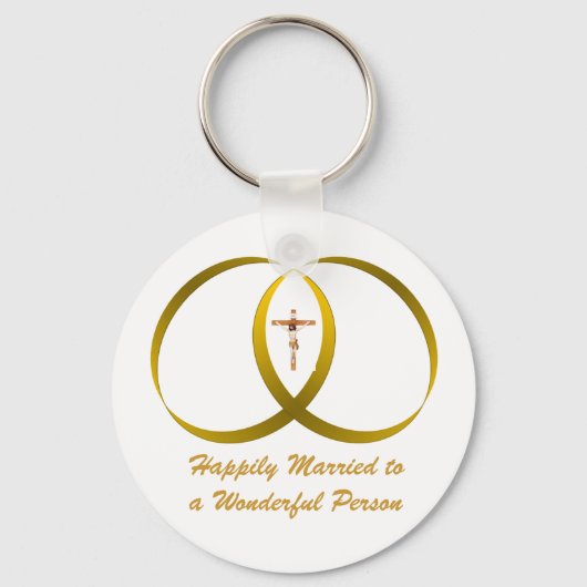 2リング&イエス。 キーホルダー (正面)