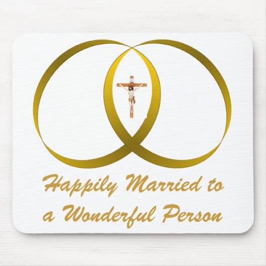 2リング&イエス。 マウスパッド (正面)