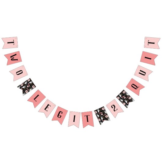 2レギットツーやめ秒誕生日バンティングバナー バンティングフラッグ (全)