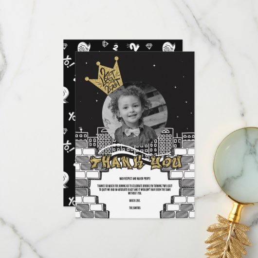 2レギットフラットデやめータサンキューカード サンキューカード (正面/裏面インサイチュ)