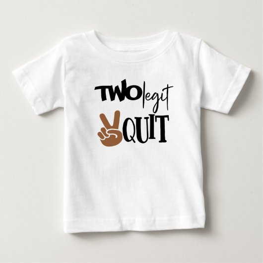 2レギット2nd誕生日Tシャツ ベビーTシャツ (正面)