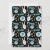 2レジットツーやめ秒誕生日招待状 招待状 (裏面)