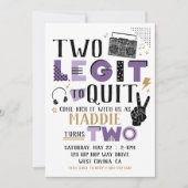 2レジットツーやめ秒誕生日招待状 招待状 (正面)