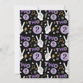 2レジットツーやめ秒誕生日招待状 招待状 (裏面)