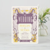 2レタープレススタイル結婚ズ 招待状 (スタンド正面)