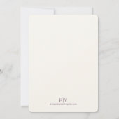 2レタープレススタイル結婚ズ 招待状 (裏面)