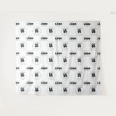 2ロゴ ステップアンドリピート フォトブース 背景 タペストリー (正面(横))