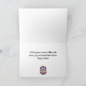 2ロスターの復活祭カスタム民俗曲げカード カード (内部)