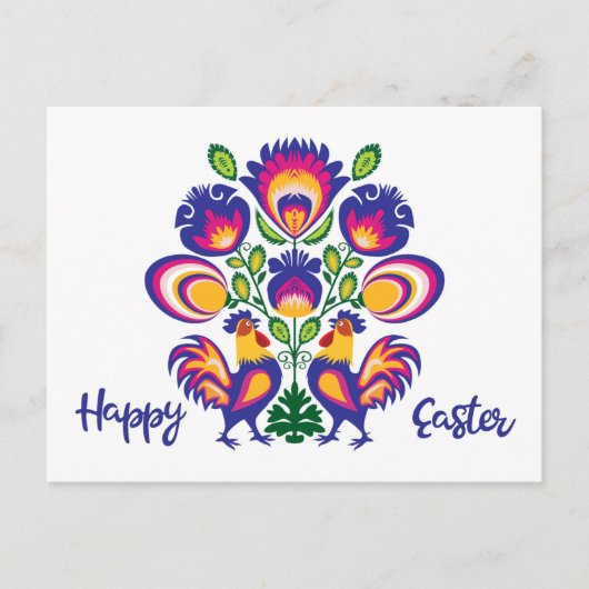 2ロスターはがき付きイースターカスタム民俗学 ポストカード (正面)