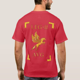 2ローマのLegio IIオーガスタVexillumのTシャツ Tシャツ