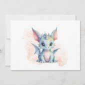 2ワイルドカワイイベビードラゴンフェアユタレ2nd誕生日 招待状 (裏面)