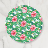 2ワイルドガールズセカンドバースデーパーティーメッセージカード フェイバータグ (裏面)