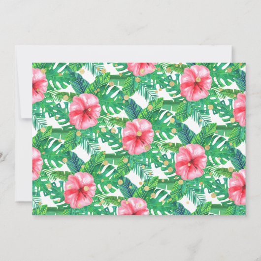 2ワイルドガールズフォトセカンド誕生日招待状 招待状 (裏面)