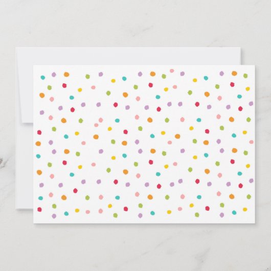 2ワイルドサファリパーティー動物第2誕生日インビ 招待状 (裏面)