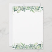 2ワイルドサファリ誕生日招待状for a Boy 招待状 (裏面)