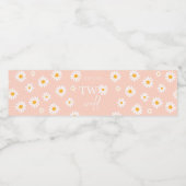 2ワイルドセカンドバースデーパーティーボヘミアングルービーパーティー ペットボトルラベル (シングルラベル)