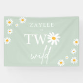 2ワイルドセカンドバースデーパーティーボホデイジーへようこそ 横断幕 (横)