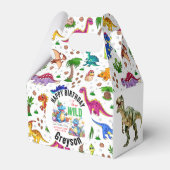 2ワイルドディノパーティー少年の恐竜2番目の誕生日 フェイバーボックス (正面サイド)