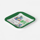 2ワイルドディノパーティー少年の恐竜2番目の誕生日 ペーパープレート (傾斜あり)