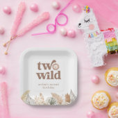 2ワイルドニュートラル離れ誕生日 ペーパープレート (パーティー)