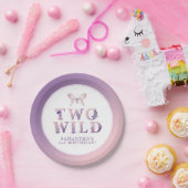 2ワイルドフローラセカンドバースデーパーティープレート ペーパープレート (パーティー)