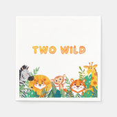 2ワイルドボーイズ紙ナプキン スタンダードカクテルナプキン (正面)