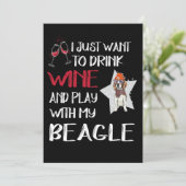 2ワインと私の遊ビーグルーで飲む 招待状 (スタンド正面)